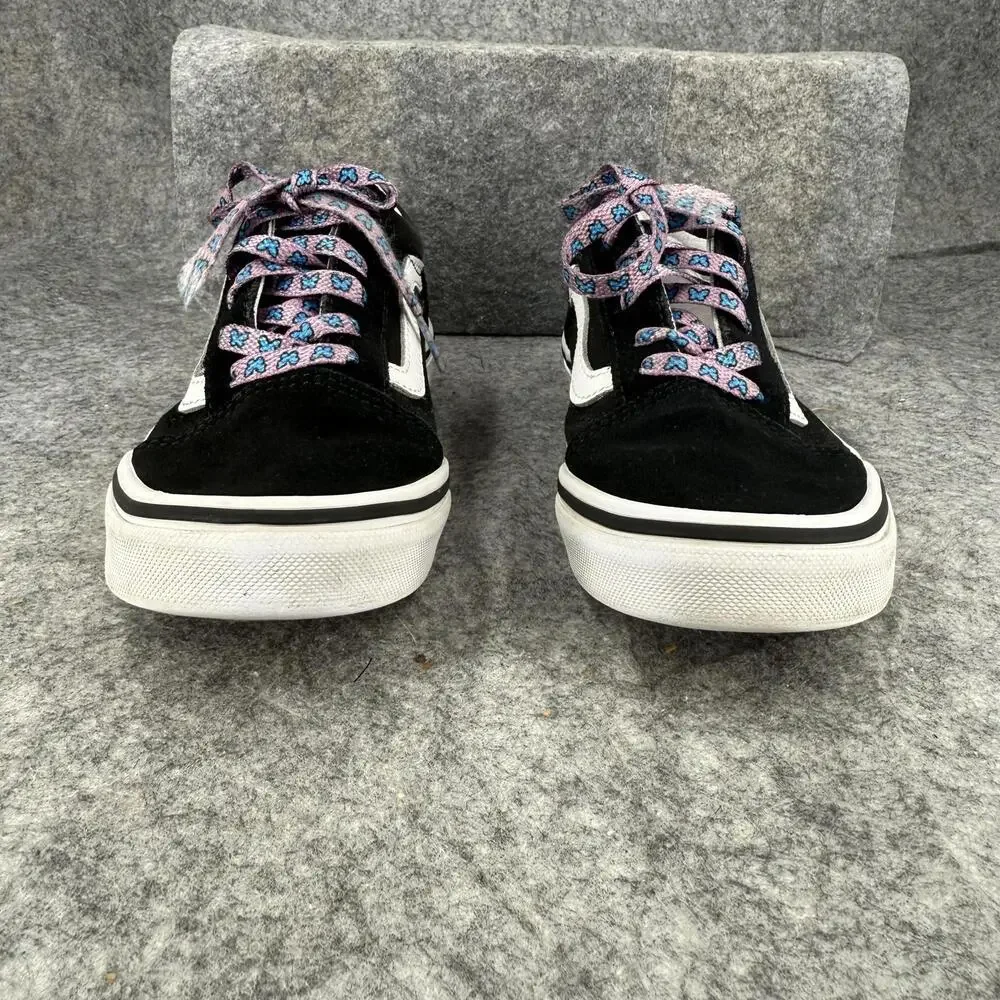 Vans Kids Black Butterfly Low-Top Sneakers with Purple & Blue Accents - Picture 3 of 8